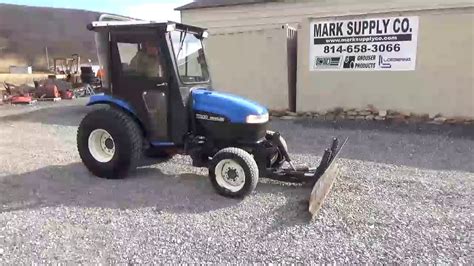 new holland skid steer snow plow|small tractor with snow blower.